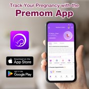 Easy@Home 100 Pregnancy (hCG) Urine Test Strips Kit - 20 HCG Ct with Premom APP Support