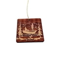 thumbnail image 3 of World's best Friend Fisherman - Cedar Ornament, 3 of 4