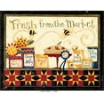 thumbnail image 2 of DiPaolo, Dan 18x15 Gold Ornate Wood Framed with Double Matting Museum Art Print Titled - Fresh Market, 2 of 4