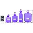 thumbnail image 2 of 4pcs Set Hot Water Bottle Bag Transparent PVC, 2 of 4