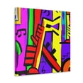 thumbnail image 2 of Flute in Fauvist Hues - Canvas, 2 of 10