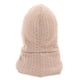 thumbnail image 5 of Gorro de invierno para mujer, gorro térmico integrado, máscara, bufanda, a prueba de frío, para montar al aire libre, color Beige, 5 of 8