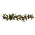 thumbnail image 2 of Nearly Natural 4942 Holly Berry Garland, 54-Inch, Red/Green, 2 of 2