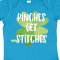 thumbnail image 4 of Inktastic St. Patrick's Day Pinches Get Stitches Boys or Girls Baby Bodysuit, 4 of 5