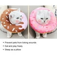 thumbnail image 6 of Cute Donut Recovery Collar for Cats and Puppies, Soft Adjustable Protective Pet E Collar Neck Cone After Surgery, Fit for Kitties, Small Dogs, 6 of 10