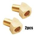 thumbnail image 3 of 2 Pcs Raccord Coudé en Laiton 45 Degrés 1/4 Pouces Femelle à 1/4 Pouces Mâle, 3 of 7