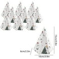 thumbnail image 3 of Dongrere 10Pcs Christmas Treat Boxes with Graffiti Small Christmas Gift Bags Kraft Paper Party Favors Box for Gift Packaging, 3 of 6