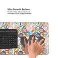 thumbnail image 5 of Disketp Travel Stamp Gaming Mouse Mat Long Extended Mouse Pad Desk Mat Non-Slip Rubber Mice Pads Stitched Edges(315.5 x 16 x 0.12 Inches), 5 of 8