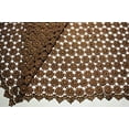 thumbnail image 1 of Altotux 37" Daisy Venice Lace Fabric All Over Both Side Scalloped Edge 9 colors (Brown), 1 of 1
