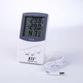 thumbnail image 3 of Lefu Device Thermometer LCD Indoor/Outdoor Model TA318 Wall-mounted 1pcs ABS, 3 of 8