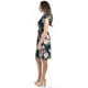 thumbnail image 2 of Vestido floreado manga volantes Roman Fashion /Juvenil, 8867-11 (Marino flores) azul marino G, 2 of 5