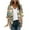 Blue#03, variant on Women's Floral Print Boho Chiffon Cardigan 3/4 Sleeve Open Front Lightweight Draped Kimono Cardigan Summer Beach Cover Up Casual Blouse Tops