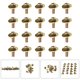 thumbnail image 1 of YSNOOWE 20Ud Tornillos Snare Dorados Para Montaje De Perno En Batería Material Metálico Duradero, 1 of 7