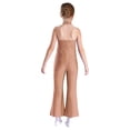 thumbnail image 3 of Eandarui Combinaison Latine à Franges pour Filles, Robe de Soirée, Danse, Bal, Justaucorps, Rose Poussiéreux 10, 3 of 6