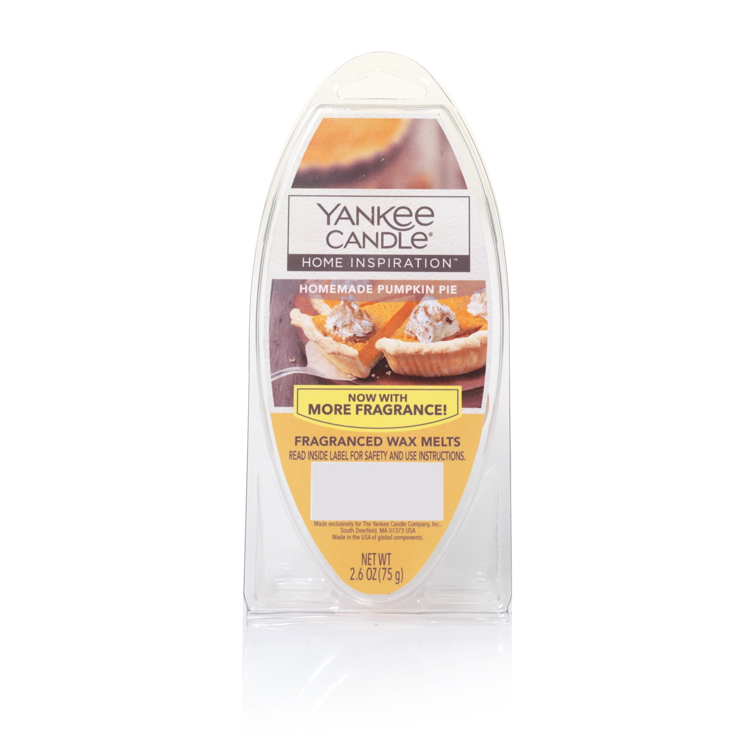 Yankee Candle Homemade Pumpkin Pie Wax Melts, 6 Count Walmart