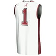 thumbnail image 3 of Men's GameDay Greats #1  White Alabama Crimson Tide  Lightweight Basketball Jersey, 3 of 4