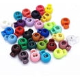 thumbnail image 2 of 30Pcs Plastic Ball Round Spring Stop Cord Lock Ends Toggle Stopper Clip for Sportswear Clothing Shoes Rope (Color : Mixed Color, Size : 17mm), 2 of 4
