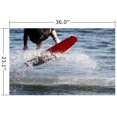 thumbnail image 2 of Wallmonkeys Wakeboarding Peel and Stick Wall Decals Mural WM171646 (36 in W x 23 in H), 2 of 4