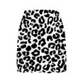 thumbnail image 4 of White Pleated High Waisted 2 Piece Sport Athletic Yoga Tennis Match Skirts Sets for Women Leopard Print Mini Petite Loose Fit Skirts Shorts Sets Womens 2025 L, 4 of 5