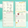 thumbnail image 2 of QJUHUNG Reusable Grooved Handwriting Workbooks Reusable Copybook  Writing Practice Copy Books for Preschools Grooves Template Design and Handwriting Aid Practice for Age 3-8 (4 Books with, 2 of 7