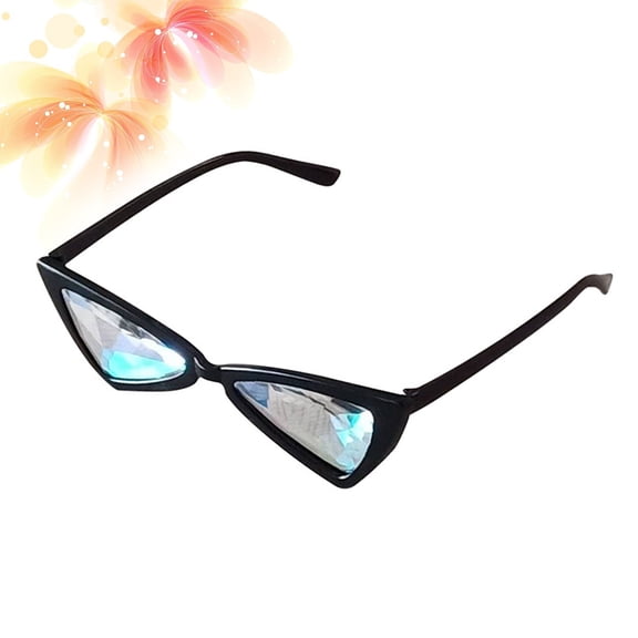 Phenofice Black Cat Eye Sunglasses Trendy Design Anti-Uv Fashion Eyewear