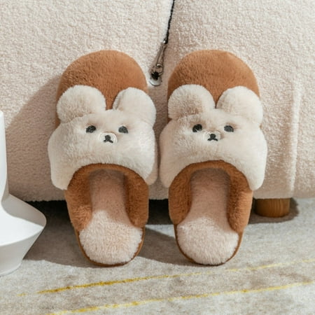 

CoCopeanut Home Linen Slipper for Women Cute Bunny Clouds Flip Flops Female Design Cozy Shoes Slides Four Season Platform Couples Sandals