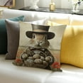 thumbnail image 3 of BCIIG Rabbit Top Hat Basket for Home Furnishing Easter Decor 12x12in, 3 of 5