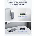 thumbnail image 4 of Cargador portátil VRURC de 10000 mAh con cables integrados y enchufe de pared, 4 of 9