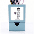 thumbnail image 1 of uruguayan soccer player cartoon Desk Supplies Organizer Pen Holder Card, 1 of 3