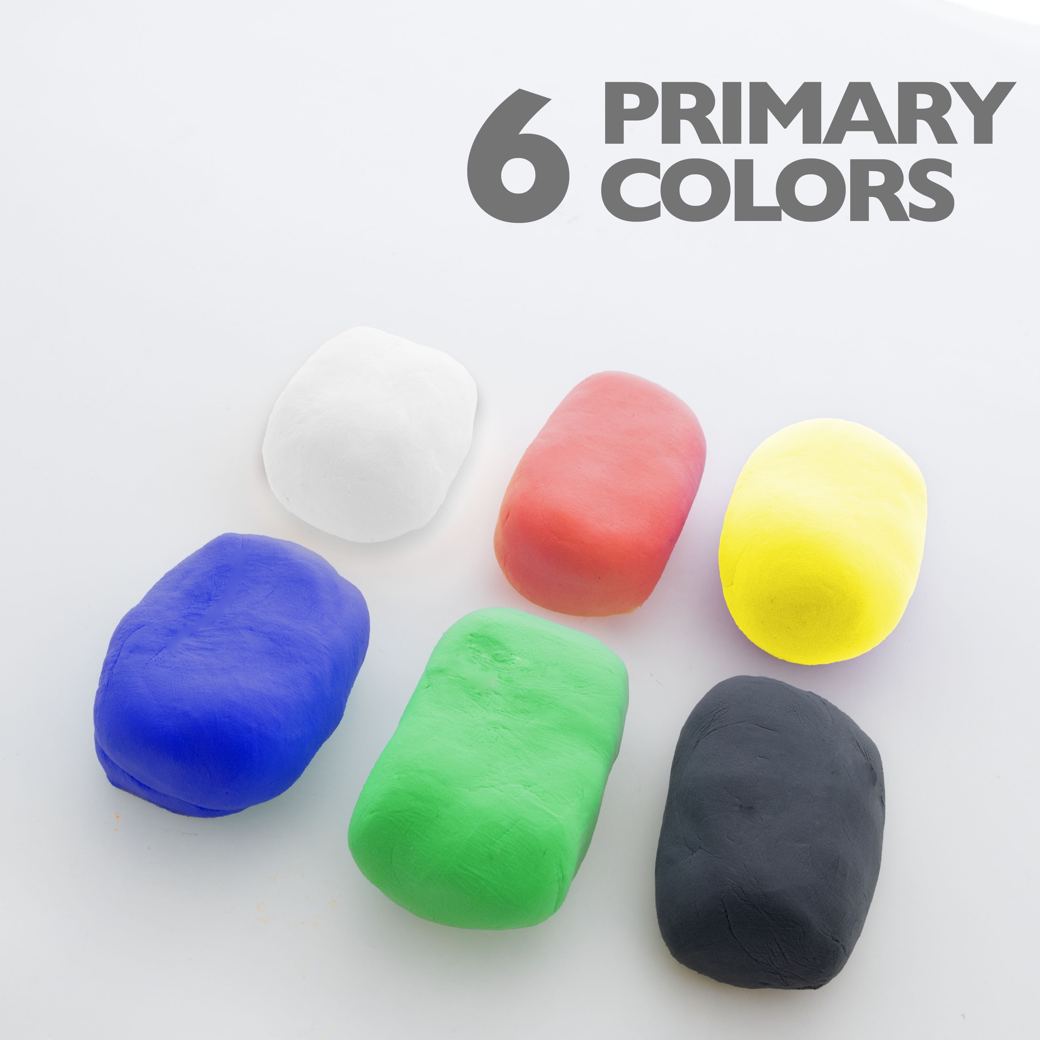 BAZIC Air Dry Modeling Clay 6 Color 12 oz, Non Toxic, 48-Pack