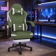 thumbnail image 3 of Auxe Gaxe Gaming Chairs for Adults with Footrest,Ergonomic Fabric PC Gaming Chair,High Back Reclining Computer Desk Chair with Lumbar Support and Headrest, 3 of 9