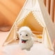 thumbnail image 4 of Adorable peluche de cordero blanco de dibujos animados, suave y mullido, para niños., 4 of 6