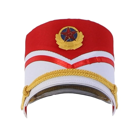Bottone Halloween Marches Band Hat Drum Majors Hat for Kids Show Hat Model Show Halloween Party Taking Photo Supplies
