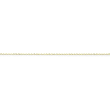 14kt Yellow Gold .8mm Light-Baby Rope Chain, 18
