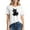 #03 White, variant on Busydd Halloween Graphic Tees for Women Fashion Fall Short Sleeve T Shirts for Women Casual Comfortable Round Neck Cotton Going Out Tops for Women XXL