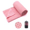 thumbnail image 2 of Toalla de yoga Eunzel Hot Yoga con punto de agarre, 72 x 24 pulgadas, rosa, paquete de 2, 2 of 8