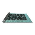 thumbnail image 2 of Ahgly Company Indoor Square Oriental Light Blue Traditional Area Rugs, 3' Square, 2 of 4