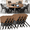 Walnut-Fan-35.4in, variant on Conference Table,Folding Conference Room Table with Wheels,Fan Shaped Training Table,35.4IN Meeting Tables for Office Classroom