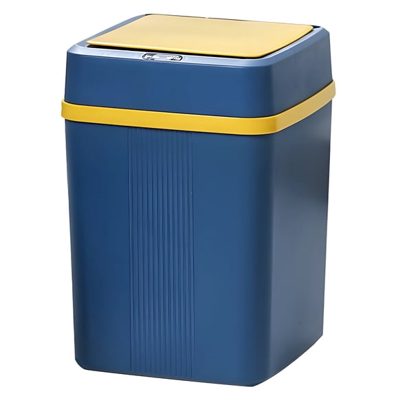 Automatic Trash Can, Touchless Trash Can with Automatic Flip Lid for Small Spaces, Rechargeable Battery, Trash Can for Bathroom Office Dorm, 12 x 8.5 x 7.9 in