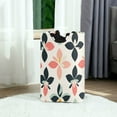thumbnail image 6 of Yayeee Freestanding Laundry Hamper with Handle Collapsible Large Storage Basket for Clothes, Black Retro Flower, 6 of 7