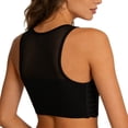 thumbnail image 4 of HBYJLZYG Women's Side Hook Compression Bra, Seamless Chest Binder Tank Top, Breathable Sports Bra, Minimizer Underwear for Active Daily Wear, 4 of 6
