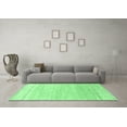 thumbnail image 3 of Ahgly Company Indoor Rectangle Solid Emerald Green Modern Area Rugs, 3' x 5', 3 of 4
