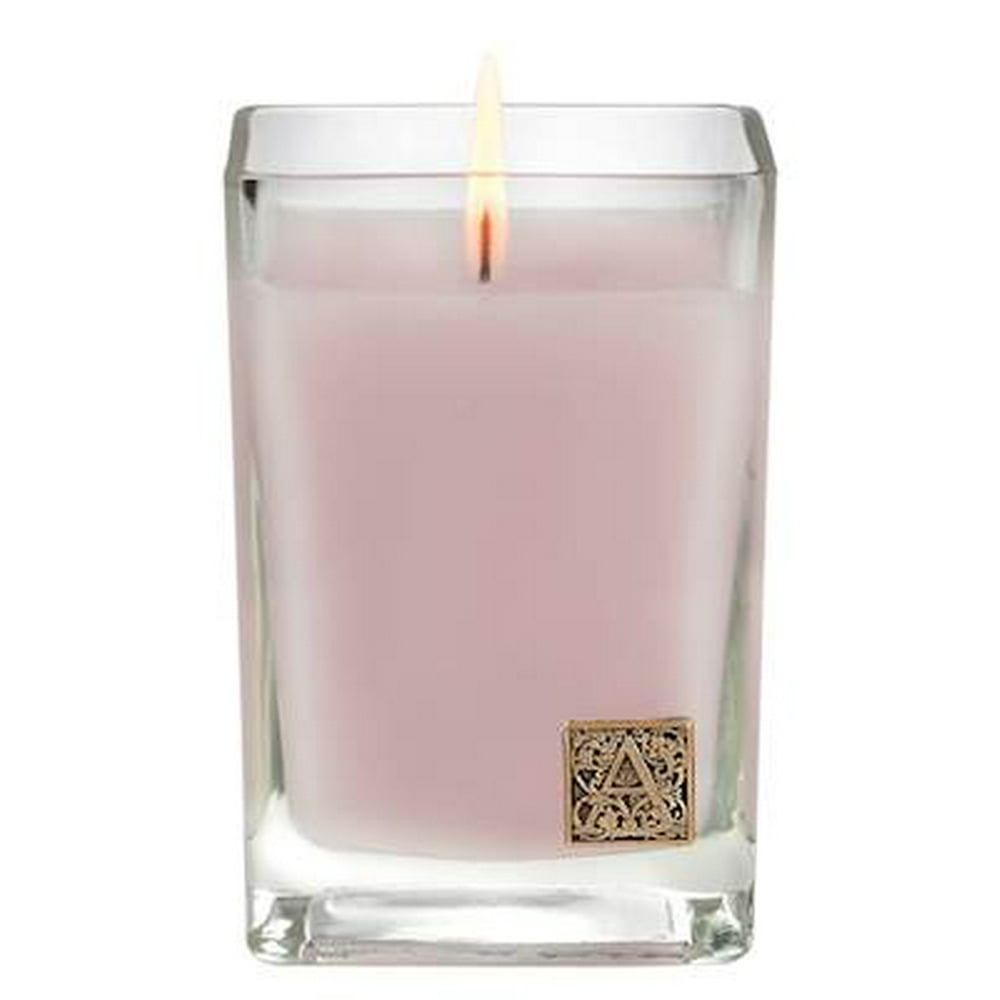 SANTALUM BLOOMS Aromatique Cube 12 oz Glass Scented Jar Candle