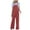 Red, variant on Buigttklop Pants for Women 2024 Women Casual Comfortable Solid Button Full Length Pants Overalls Jumpsuit