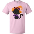 thumbnail image 3 of Inktastic Halloween Cat, Cute Cat, Black Cat, Witch Hat T-Shirt, 3 of 5