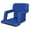 Blue, variant on GoTeam Portable Reclining Anywhere Chair - Portable Folding Cushioned Stadium Seat w/Arms (Black)