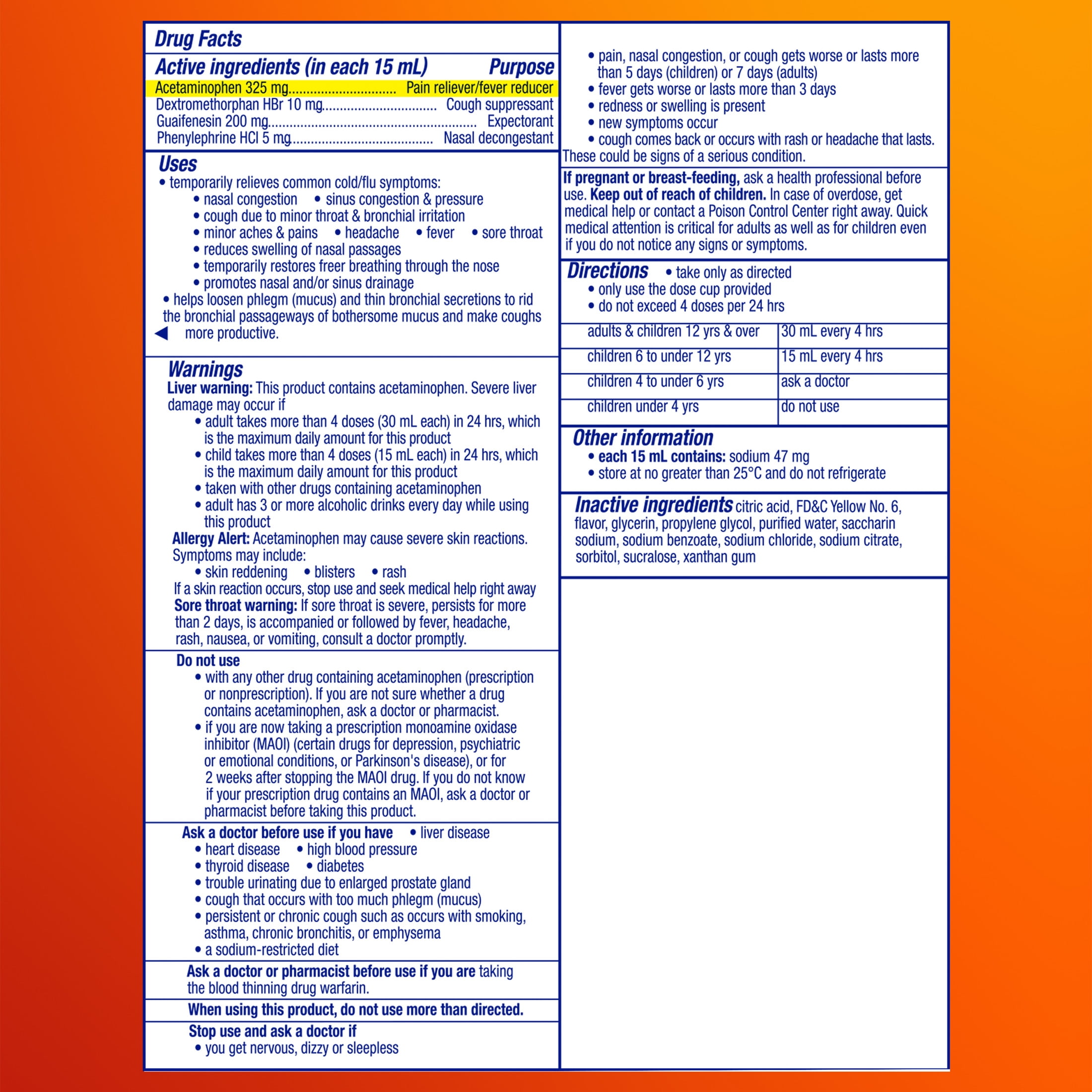Vicks DayQuil SEVERE Cold & Flu, Over-the-Counter Medicine, 2x12 fl oz