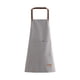 thumbnail image 2 of Delantal de cocina impermeable | Babero de plástico resistente al aceite y a las manchas | Diseño unisex ajustable con bolsillo multiusos | Negro, gris, naranja y gris oscuro, 2 of 6