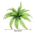 thumbnail image 2 of Kumdkd 3FT Artificial Persian Fern Plant - Realistic Fake Greenery for Indoor Outdoor Decor | UV Resistant Silk Foliage with Iron Pot, 2 of 6