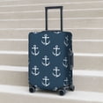 thumbnail image 5 of white Anchor navyblue vintage Luggage Cover Anti Scratch, Elastic Suitcase Protector Suitcase Covers for Luggage Fits 18-32 Inch Luggage, 5 of 5
